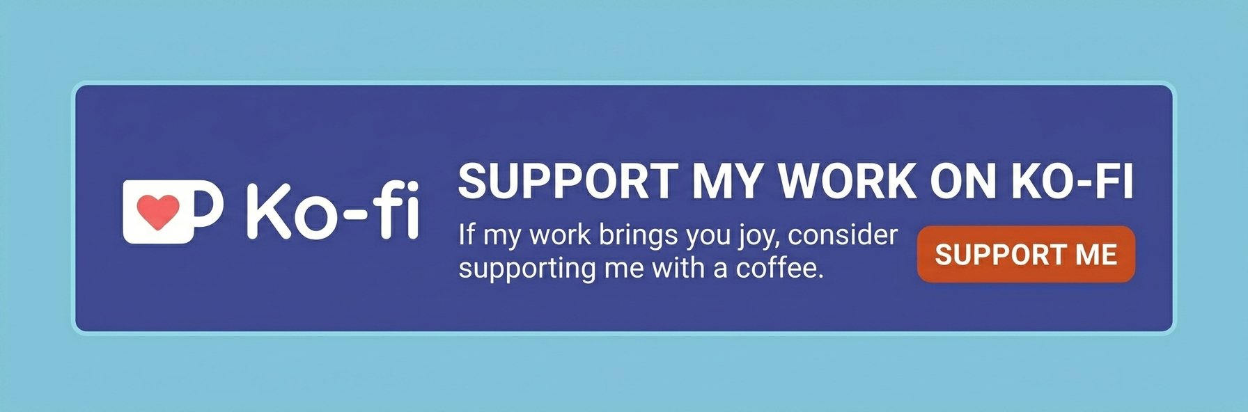 Buy me a coffee on Ko-fi